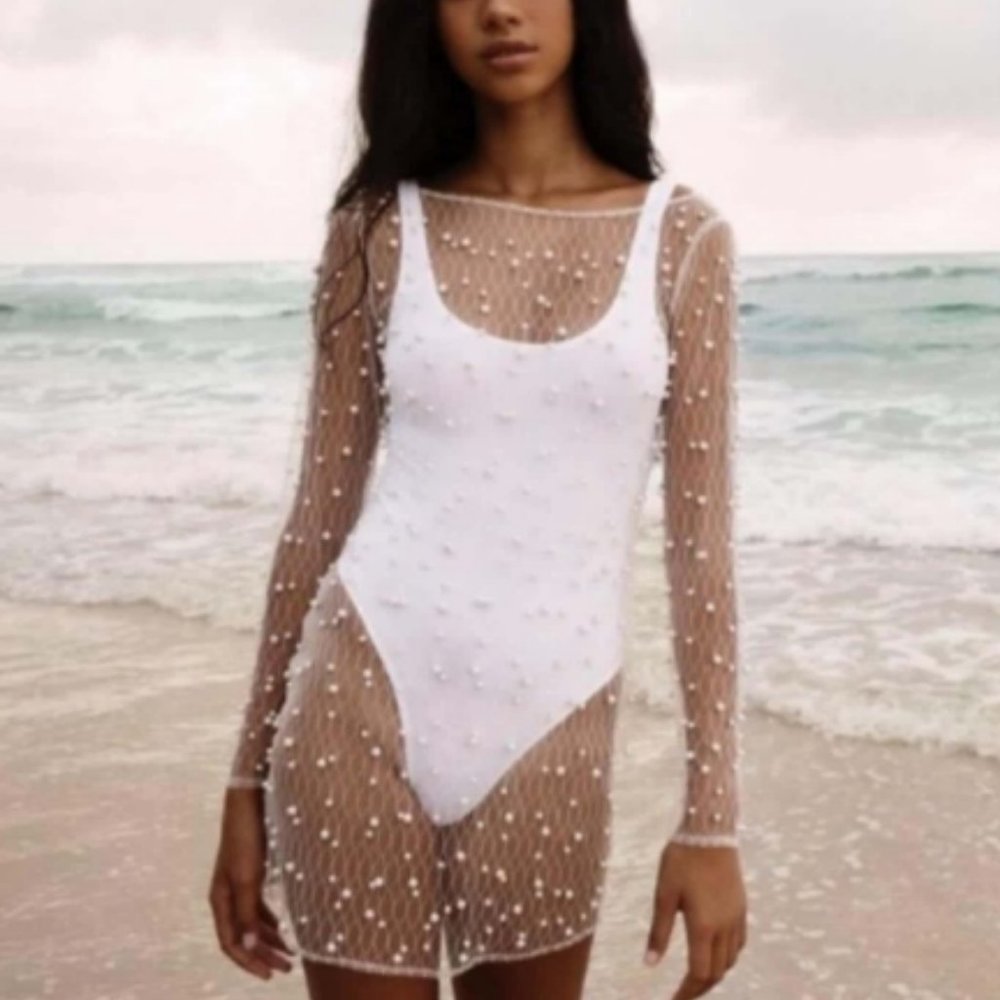 Ezili Margarite Pearl Swim Cover Up